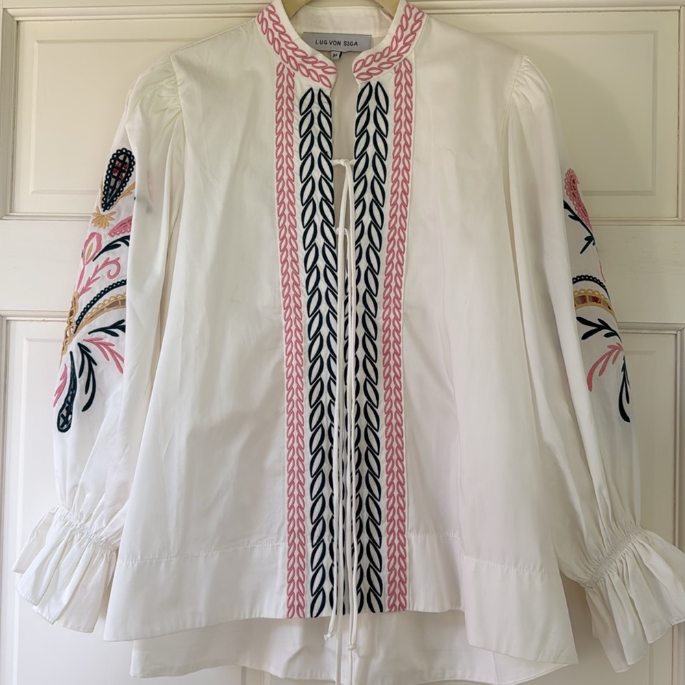 Lug Von Siga Thalia Embroidered Top - Picture 8 of 9